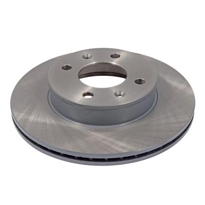 China GG20 ZQ92245880 Front Vented Auto Disc Brake Rotor For PEUGEOT 206/207 for sale