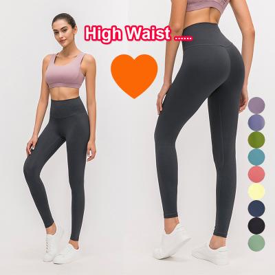 China 2022 Lulu Lemon Leggings Align Butter Breathable Soft Gaiters For Women Workout Fitness Gym Waist Yoga Gaiters Pants Top With Pocket for sale