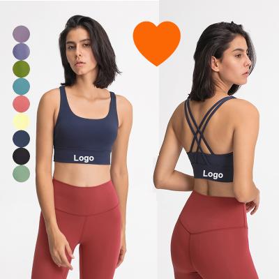 China DW002 Lulu OEM Support Tie Dye Yoga Gym Crop Top Tank Top Women Sports Fitness Activewear Activewear Breathable Bra BH for sale