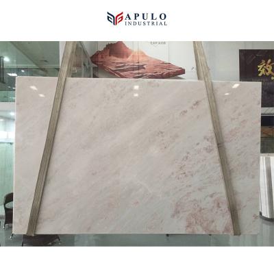 China Manufacturer-Supplier Modern Pink Marble Polished Translucent Pink Onyx Panel Slab Marble Tile for Floor and Wall for sale