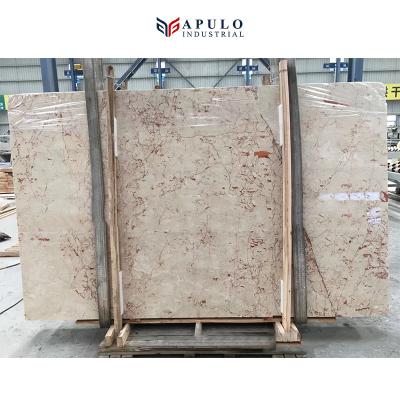 China Modern Manufacturer Supplier Apulo New Romantic Pink Calcite Marble Rosa Norvegia Marble Red Flower Nets Marblefor Floor Wall Yellow for sale