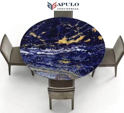 China Modern Customized Marble Top Table Tops Kitchen Countertops Prefab Worktops Apulostone Table Tops for sale