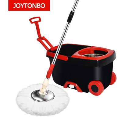 China 2021 Mode Rotating Broom Broom OEM ODM Workable Broom Bucket Set With Wheel And Handle for sale