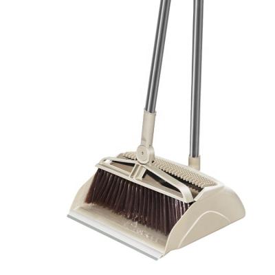 China Hot Sale Korea Cleaning Tools Sweeps Wholesale 360 ​​Magic Broom With Brush Broom And Dustpan Set for sale