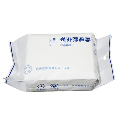 China Sustainable Disposable Nonwoven Refill Wipes 20 Sheets Tissue Per Bag 28 21 Cm Wholesale For Distributors for sale