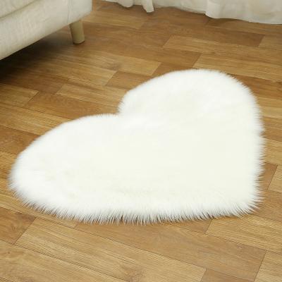 China Wholesale Washable Luxury Rug Cover Luxury Faux Fur Rugs Home Decor Faux Fur Rug Rectangle Sheepskin Fur Rugs & Blankets for sale