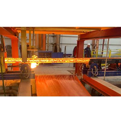 China Copper machinery repair shops/aluminum rod continuous casting production line and rolling machinery to make 80x80mm/100x100mm etc. steel billets for sale