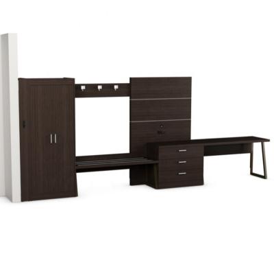 China Latest Modern Formula Blue Holiday Inn Hotel Bedtroom Express Furniture Set for sale