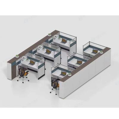 China Modern MDF Office Table Top Panel Cubicles Office Furniture Workstation for sale