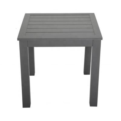 China Small Modern Teak Outdoor Furniture Myanmar Teak Garden Side Table Wood Side End Table for sale