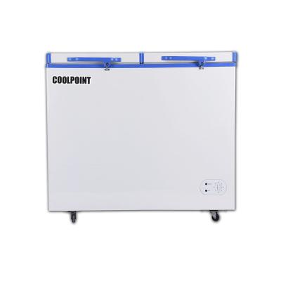 China 12V 24V 358 Liter DC Solar Freezer Solar Chest Freezer Solar Freezer Used For Home Freezer for sale