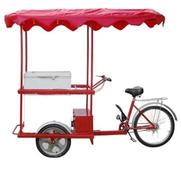 China 12V Solar Cargo DC Freezer Outdoor Popsicle Ice Cream Tricycle for sale