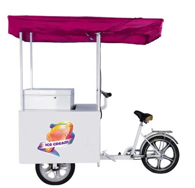 China Cargo coolpoint BD/Because-208L ice cream cart with solar freezer bicycle and ice cream tricycle for sale