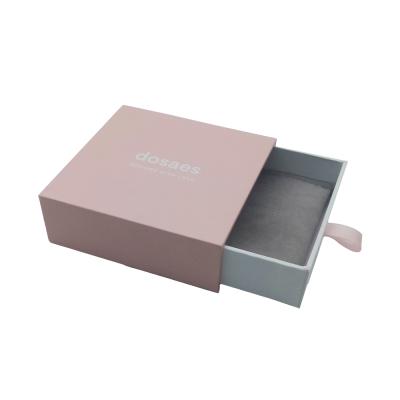 China Drawer Recyclable Paper Luxury Custom Jewelry Gift Box Packaging for sale