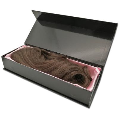 China Recyclable Wholesale Custom Logo Hair Weave Extension Packaging Boxes for sale