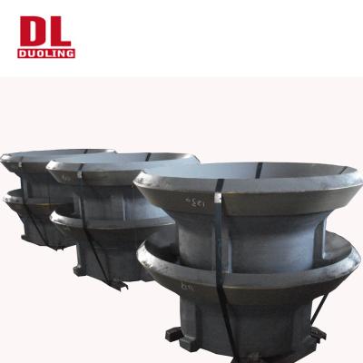 China Quarry SYMONS CONE CRUSHER SPARE PARTS LINERS WRAPS AND CONCAVE for sale