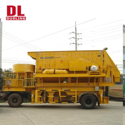 China Easy Operation MOBILE DUOLIING AND EXAMINATING CRUSHING PLANT FOR STONE CRUSHING MACHINE for sale