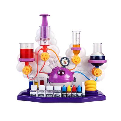 China STUFFED Science Can Bubble Science Lab Deluxe Steam Chemistry Educational Learning Experiment Toy Set For Kids for sale