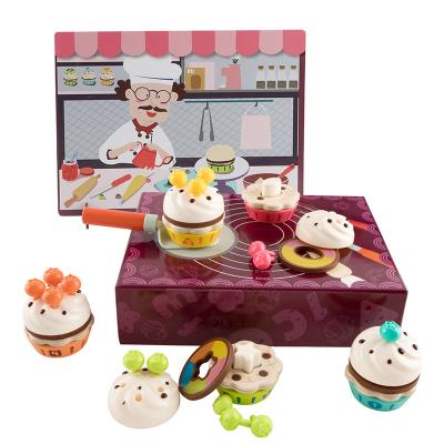 China Educational Blocks Topbright Number Digital Fruit Cake Set Pretend Toy Kitchen Toys Educational Wooden Toys Harden For Kids for sale