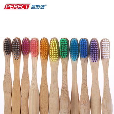 China Disposable Natural Disposable Biodegradable Eco-Friendly Adult Soft Bamboo Toothbrush for sale