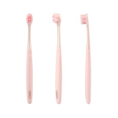 China PERFCT China Manufacturer High Quality Adult Distraught Soft Adorning Soft Plastic Stiffen Toothbrush Home Use Toothbrush for sale