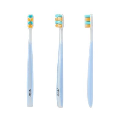 China PERFCT Soft Distraught Adorning Adult Toothbrush With Colorful Pictures Toothbrush High Quality Soft Nylon Bristles for sale