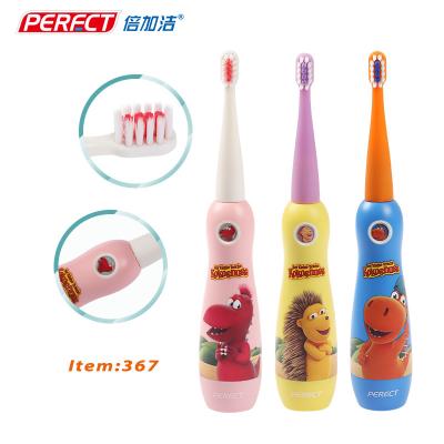 China Battery Operated Electric Automatic Toothbrush Battery Operated Kids Customized OEM Customized Modes 8000rpm ISO9001 Nylon Perfect Sonic Kid 612 2 NC; JIA for sale