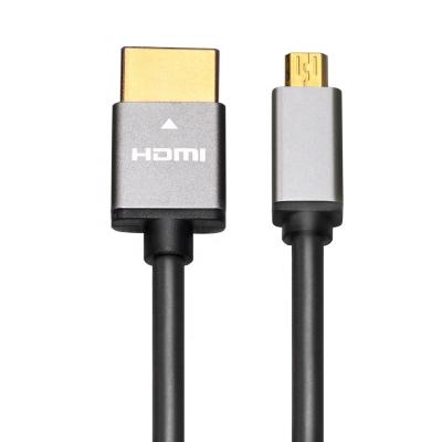 China For iPod wholesale price mirco custom hdmi to micro hdmi cable 4k support 4k 18Gbps 4k hdmi cable for sale