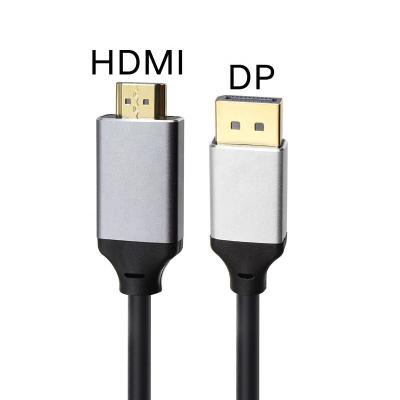 China Camera Displayport To Hdmi Cable 6 Feet Display Port (DP) To Hdmi Adapter 6Ft Male To Male Converter For PC To HDTV Monitor Projector for sale