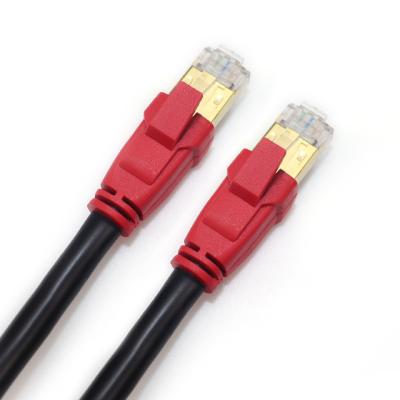 China 40gbps Home High Speed ​​LAN Patch Cable Cat 8 Ethernet Cable Roll Cat8 Network Ethernet Router for sale