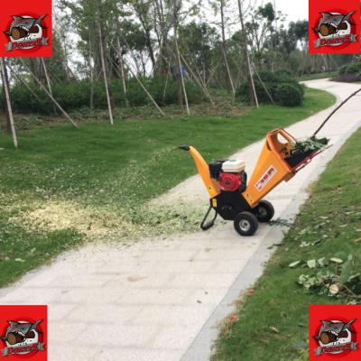 China Easy Operate China Supplier 6.5HP Germany TUV CE Approved Industrial Garden Wood Chipper For Sale for sale