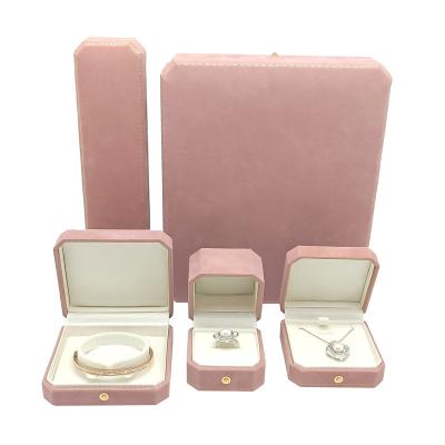 China New PU Jewelry Collection Box Size Wedding Jewelry Box Creative Leather Elegant Box Gift PU Jewelry Collection Packaging Box for sale