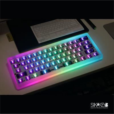 China SIKAKEYB SK1 Mechanical Tabard 60% Wired Type C Small Compact Portable Design FULLY ASSEMBLED MECHANICAL KEYBOARD Translucent Base for sale