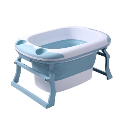 China Good Quality Viable Deepen Large Capacity Bath Plastic Bucket Portable Foldable Baby Tub for sale