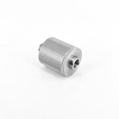 China Stainless Steel External Recoil Booster Disconnector Male To Female Piston 1/2x28 Nielsen Device for sale