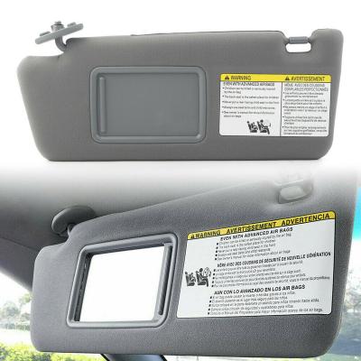 China Business/Luxury Left Interior Shade Gray Gold Beige Cover For Toyota Tacoma 2.7L 4.0L 2005-2012 74320-04180B1 Driver Side Sun Visor Sunvisor for sale