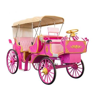 China Hot selling mini horse drawn cart guided horse cart manufacturer golf club horse cart guided cart for sale for sale