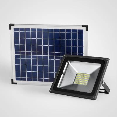 China CHZM warehouse DC12V 24V 220V 110V 30W 50w 100w 200w outdoor waterproof IP66 led solar floodlight for sale