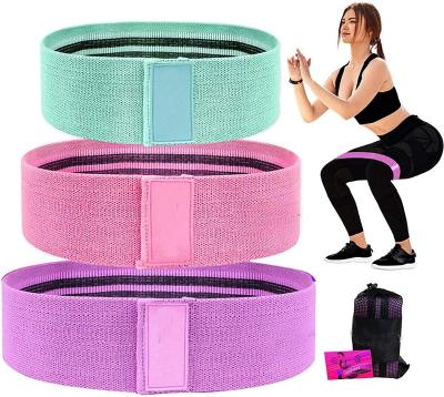 China Booty Bands Resistance Bands ZRWM09 Hip Resistance Bands Deep Bands Elastic Tight Sturdy Fabric Resistance Loop Band for sale