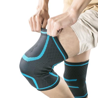 China Breathable Power Punch Knee Wraps Weightlifting Straps Guard Sleeves Power Gym Lifting Bandage for sale