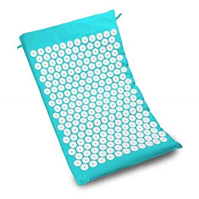 China Professional Body Massager Acupressure Mat and Pillow Set Acupuncture Mat Best for Back and Neck Relief for sale