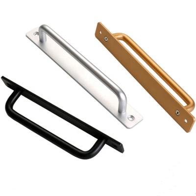 China Modern Balcony Bathroom Kitchen Glass Sliding Door Pull Handles Aluminum Cupboard Handle for sale