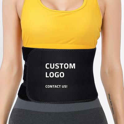 China New High Elastic Fitness Sauna Exercise Belt Adjustable Pad Wrap Belly Lose Weight Trimmer Belt for sale