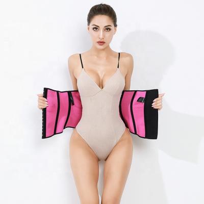 China Daily Life + Sports Custom Abdomen Slimming Full Waist Trainer Hot Lift Thermo Shapers With Pink for sale