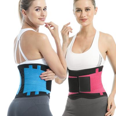 China Custom Made Adjustable Safety High Elastic Belly Support Waist Brace Elastic Back Trainer Waist Trimmer Belt For Back Pain for sale