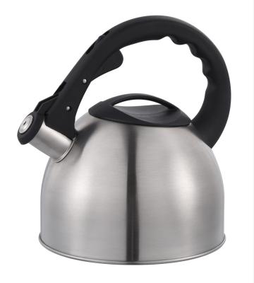 China Sustainable Single Bottom Stainless Steel Water Kettle Easy To Use Whistling Tea Kettle for sale