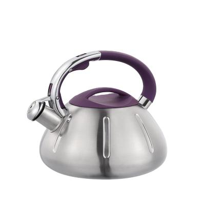 China Sustainable Whistling 3L Tea Kettle With Single Nylon Handle Bottom For Kitchen for sale