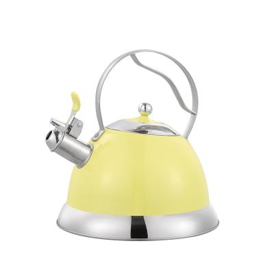 China Sustainable Stove Stainless Steel Whistling Kettle Top Tea Kettle for sale