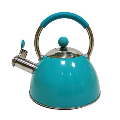 China Viable wholesale 304 factories accept customization Jiangmen stainless steel 3 liter tea kettle whistler for sale