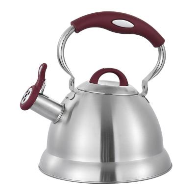 China Newest Sustainable Restaurant Stainless Steel Tea Kettle Whistling Kettle for sale